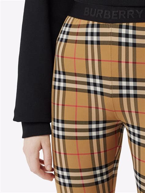 burberry leggings sale|Burberry vintage check leggings.